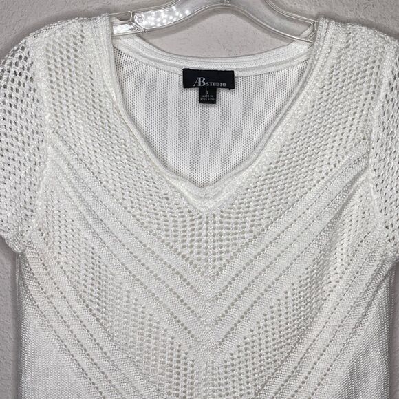 AB Studio Short Sleeve Sweater - Picture 4 of 7
